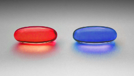 one red pill, one blue pill